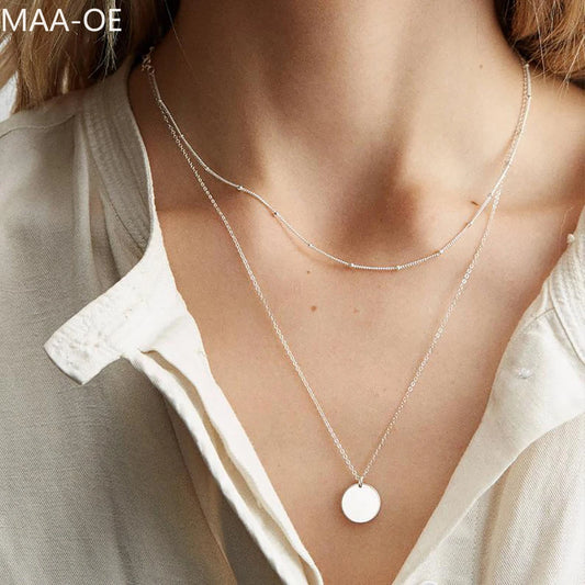 gold plate necklace