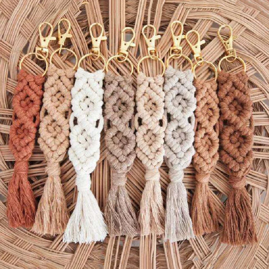 braided keychain
